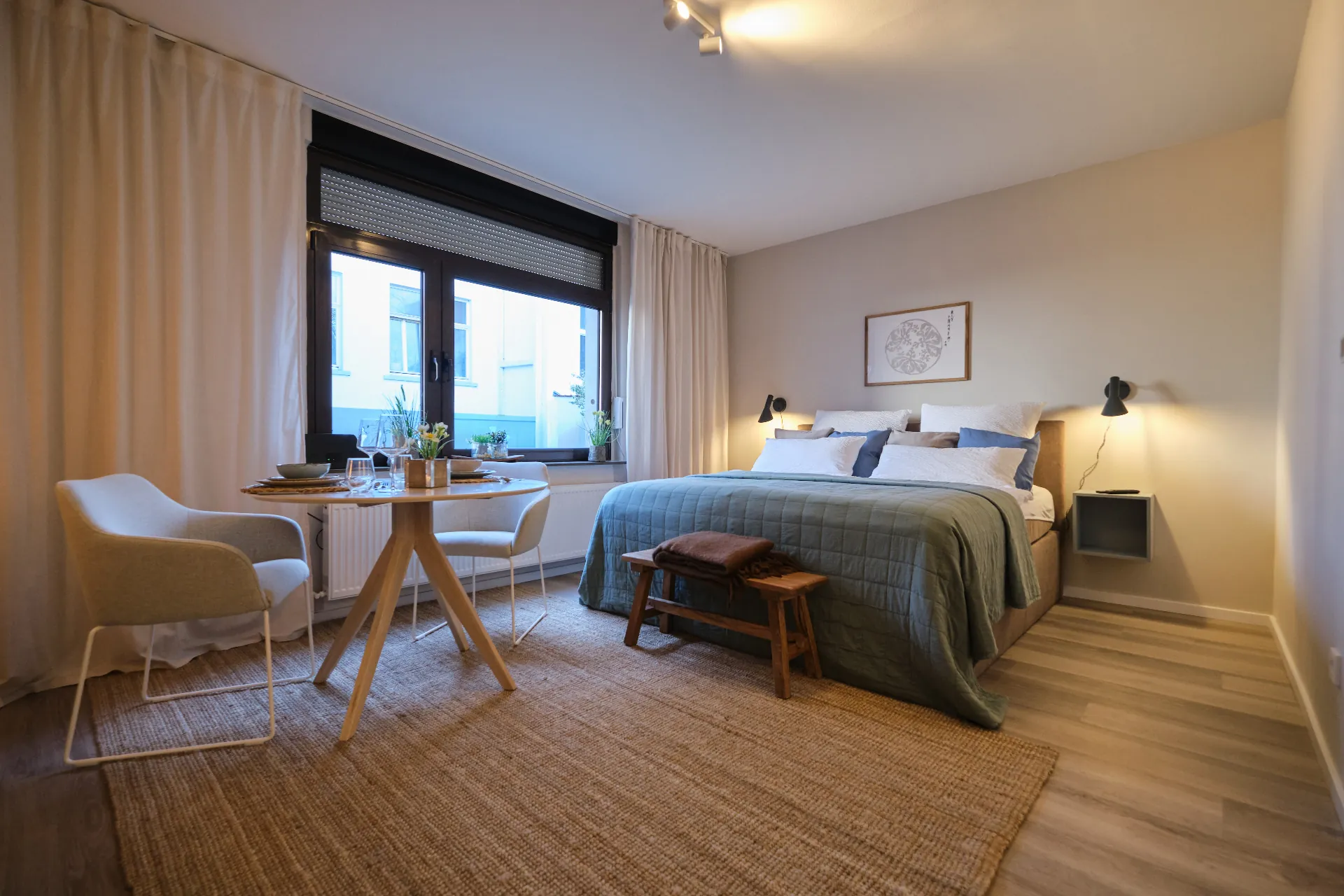 Modernes Schlafzimmer im Stadtversteck Bad Oeynhausen